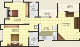 Ashtvinayak Promoters And Developers Aarambh (2BHK+2T (784 sq ft) 784 sq ft)