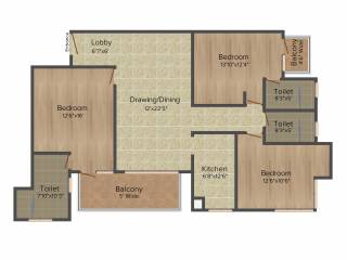 Omaxe Spa Village (3BHK+3T (1,600 sq ft) 1600 sq ft) Omaxe Spa Village (3BHK+3T (1,600 sq ft) 1600 sq ft)