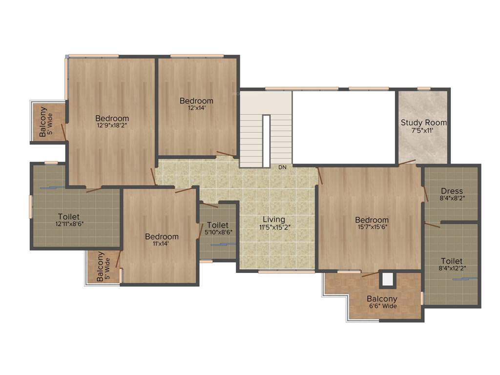 Omaxe Spa Village (7BHK+5T (4,625 sq ft) Study Room 4625 sq ft)