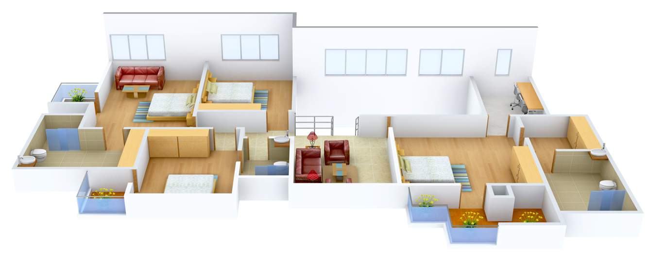 Omaxe Spa Village (7BHK+5T (4,625 sq ft) Study Room 4625 sq ft)