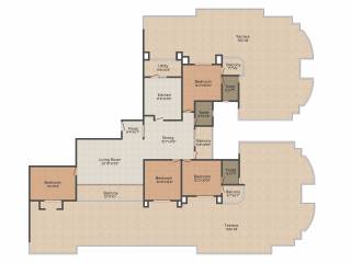 Heera High Life (4BHK+3T (2,275 sq ft) 2275 sq ft)