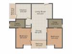 Heera 4 Pillars (2BHK+2T (1,122 sq ft) 1122 sq ft)