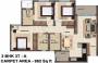 Bren Woods (3BHK+3T (1,333 sq ft) 1333 sq ft)
