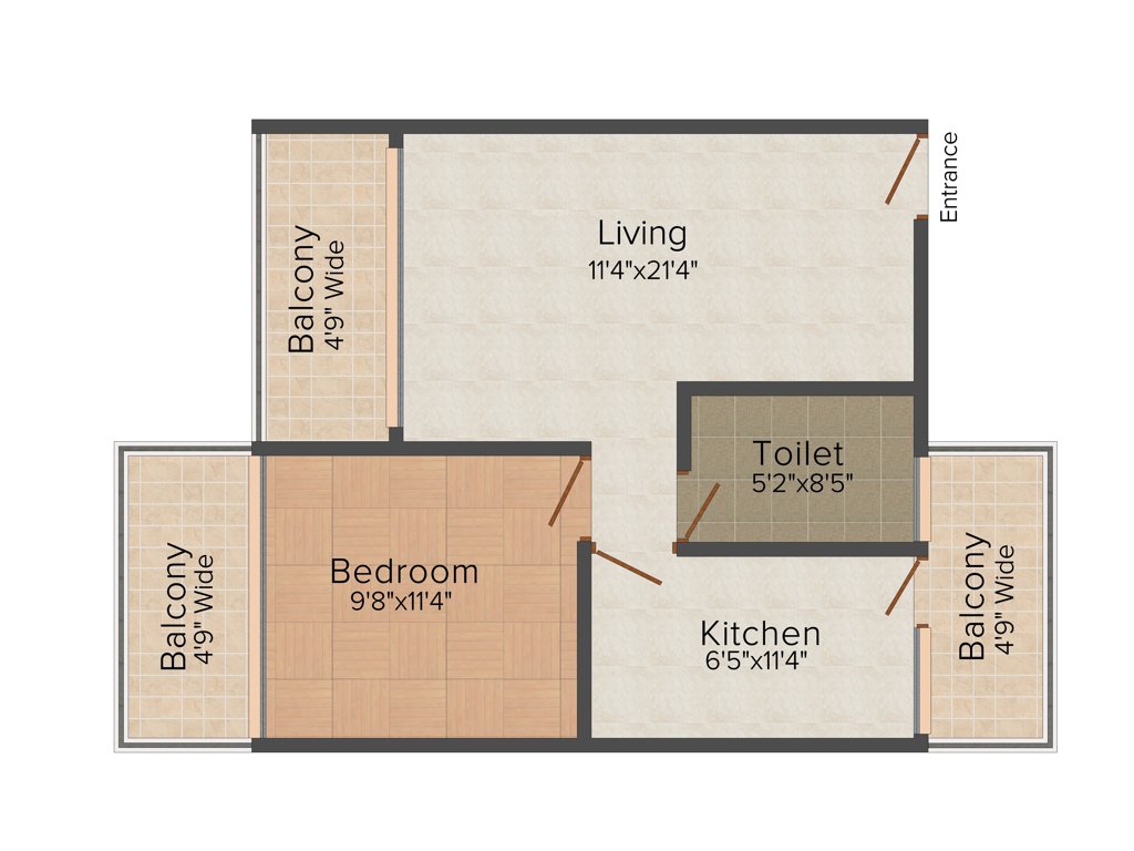 Chamunda Chamunda Enclave (1BHK+1T (520 sq ft) 520 sq ft)