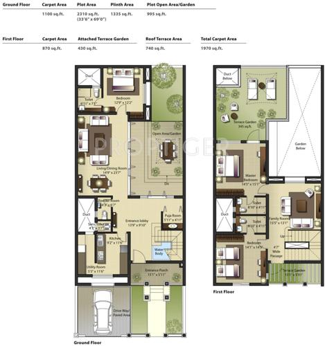 Luxora Park Houses (3BHK+4T (3,170 sq ft) + Pooja Room 3170 sq ft)