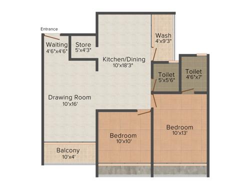 Balaji Shri Balaji Enclave (2BHK+3T (1,325 sq ft) 1325 sq ft)