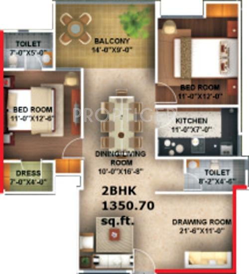 Amna Rolex Estate (2BHK+2T (1,400 sq ft) 1400 sq ft) Amna Rolex Estate (2BHK+2T (1,400 sq ft) 1400 sq ft)