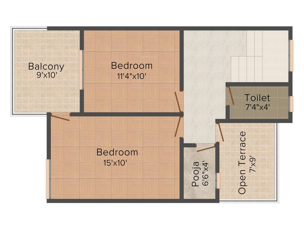 Essarjee Sampada (3BHK+2T (1,050 sq ft) 1050 sq ft)