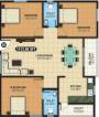 Navajyothi Nava Sannidhi (3BHK+2T (1,413 sq ft) 1413 sq ft)