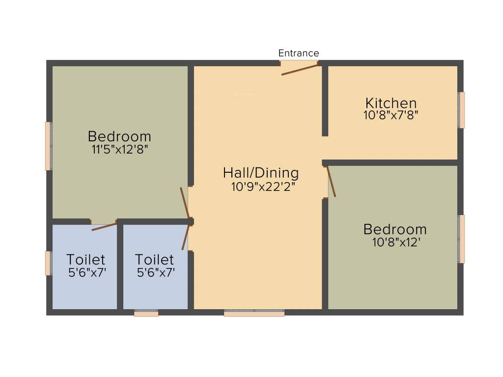 Repute Miracle (2BHK+2T (910 sq ft) 910 sq ft) Repute Miracle (2BHK+2T (910 sq ft) 910 sq ft)
