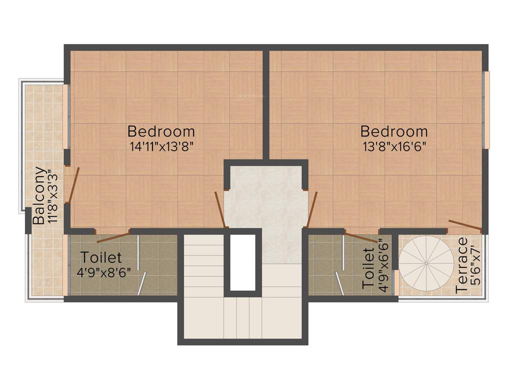 Kamlesh The Ultima (3BHK+3T (1,415 sq ft) 1415 sq ft)