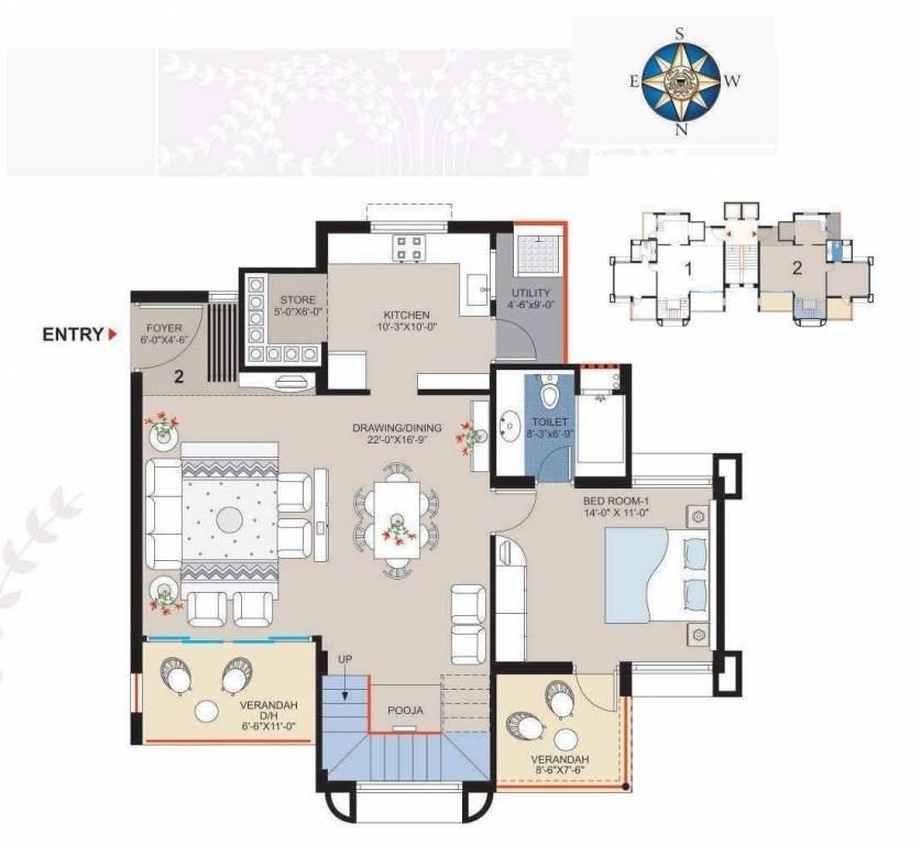 Kamlesh Jacaranda (4BHK+4T (3,200 sq ft) 3200 sq ft)