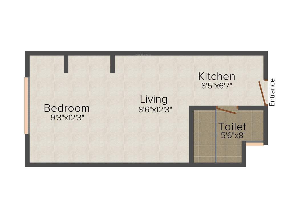 Balaji Kingston Palace (1BHK+1T (545 sq ft) 545 sq ft)