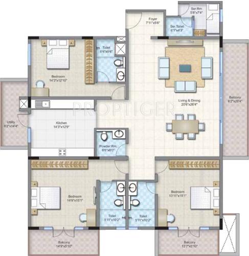 Legacy Mycon Duv (3BHK+3T (3,020 sq ft) Servant Room 3020 sq ft) Legacy Mycon Duv (3BHK+3T (3,020 sq ft) Servant Room 3020 sq ft)