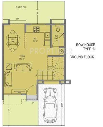 Namrata Lilavati Greens Villa (2BHK+3T (1,371 sq ft) 1371 sq ft)