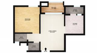 TATA New Haven Ribbon Walk (1BHK+1T (603 sq ft) 603 sq ft)