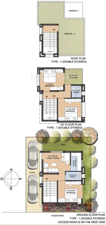 Apni Neel Diganta (3BHK+2T (1,100 sq ft) 1100 sq ft)