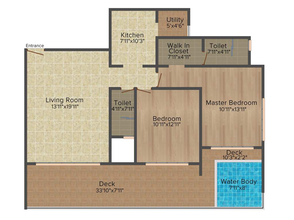 Unicca Emporis (2BHK+2T (1,755 sq ft) 1755 sq ft)
