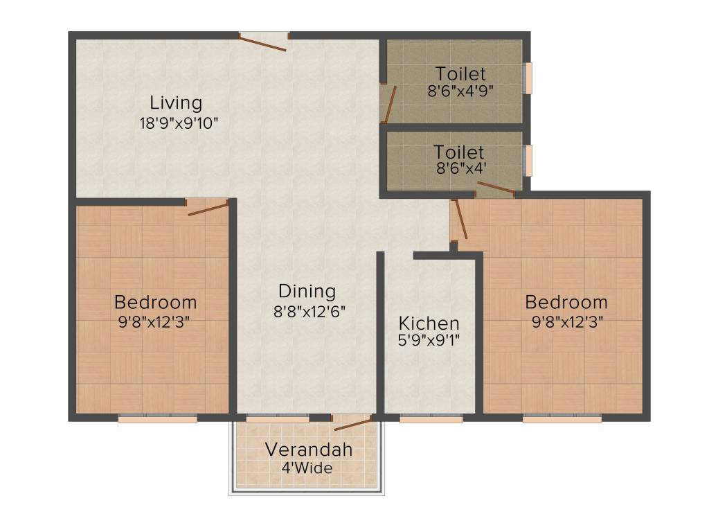 Aatreyee Utkarshini (2BHK+2T (1,045 sq ft) 1045 sq ft) Aatreyee Utkarshini (2BHK+2T (1,045 sq ft) 1045 sq ft)