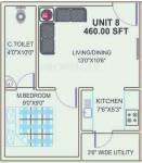 Prabhavathi Lotus (1BHK+1T (460 sq ft) 460 sq ft)