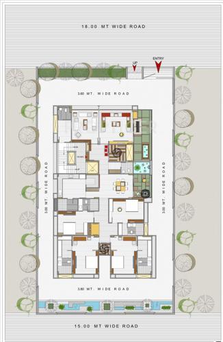 Risha Belvedere (4BHK+5T (5,200 sq ft) + Servant Room 5200 sq ft)