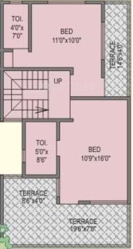 Samruddhi High Bliss Villa (3BHK+3T (2,350 sq ft) 2350 sq ft)