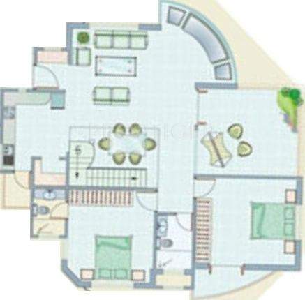 Pawan Group Vicenza Retreat Floor Plan (4BHK+4T)