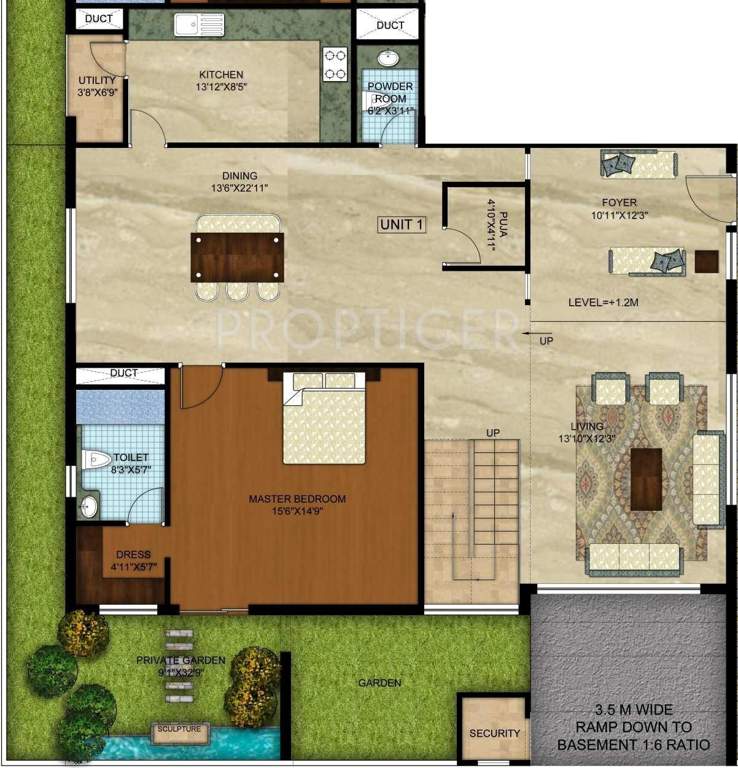 Urban The Empress (3BHK+3T (1,362 sq ft) 1362 sq ft)