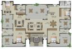 Floor Plan (4BHK+4T) Pawan Group Vicenza Enamour Floor Plan (4BHK+4T)