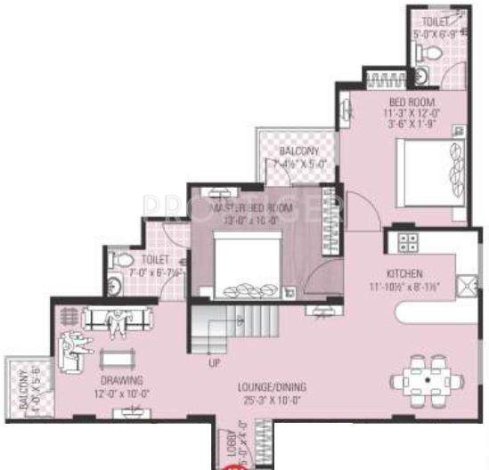 Aradhana Bhavyaa Flora (3BHK+3T (1,771 sq ft) 1771 sq ft)