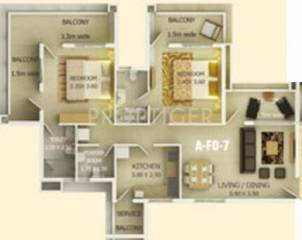 Akar Gardens (2BHK+2T (1,168 sq ft) 1168 sq ft) Akar Gardens (2BHK+2T (1,168 sq ft) 1168 sq ft)