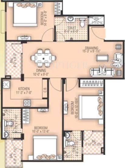 Aradhana Bhavyaa Pride (3BHK+3T (1,310 sq ft) 1310 sq ft) Aradhana Bhavyaa Pride (3BHK+3T (1,310 sq ft) 1310 sq ft)