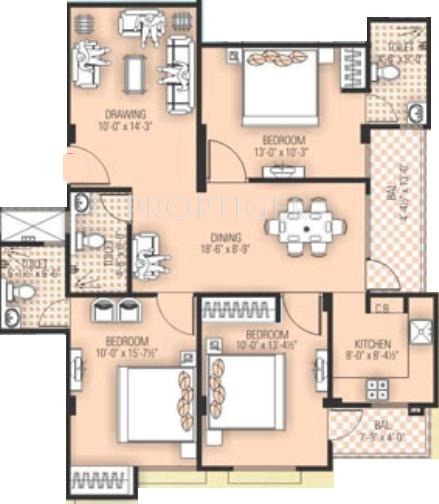 Aradhana Bhavyaa Pride (3BHK+3T (1,355 sq ft) 1355 sq ft) Aradhana Bhavyaa Pride (3BHK+3T (1,355 sq ft) 1355 sq ft)
