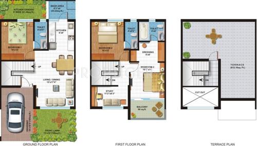Surya Surya City (3BHK+4T (1,475 sq ft) 1475 sq ft)