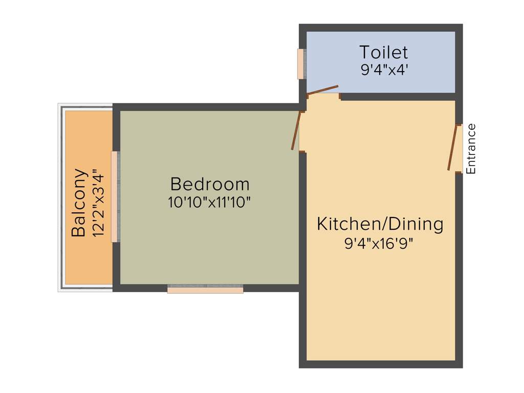 Prime Suresh Sova Abasan (1BHK+1T (537 sq ft) 537 sq ft)