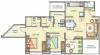 Kunal Belleza (2BHK+2T (1,087 sq ft) 1087 sq ft)