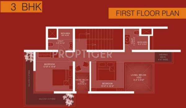 Dean Executive Villas (3BHK+3T (3,500 sq ft) 3500 sq ft)