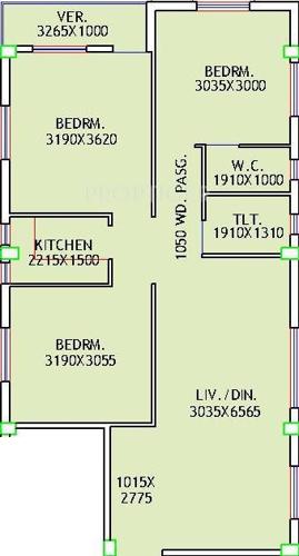 Pabitra Santa Bhawan (3BHK+2T (1,150 sq ft) 1150 sq ft)