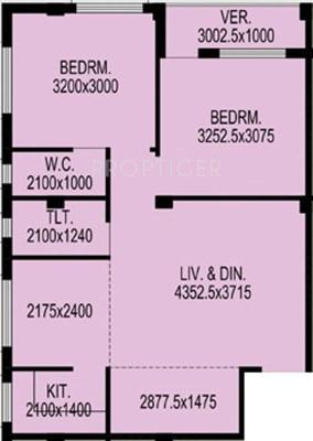 Pabitra Rose Garden (2BHK+2T (924 sq ft) 924 sq ft)