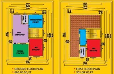 Vetri Enclave (2BHK+1T (961 sq ft) 961 sq ft)