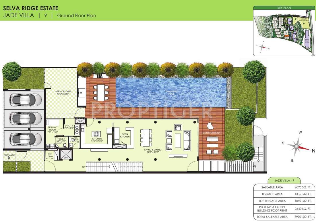 Marvel Selva Ridge Estate Villa (4BHK+5T (8,990 sq ft) + Servant Room 8990 sq ft)