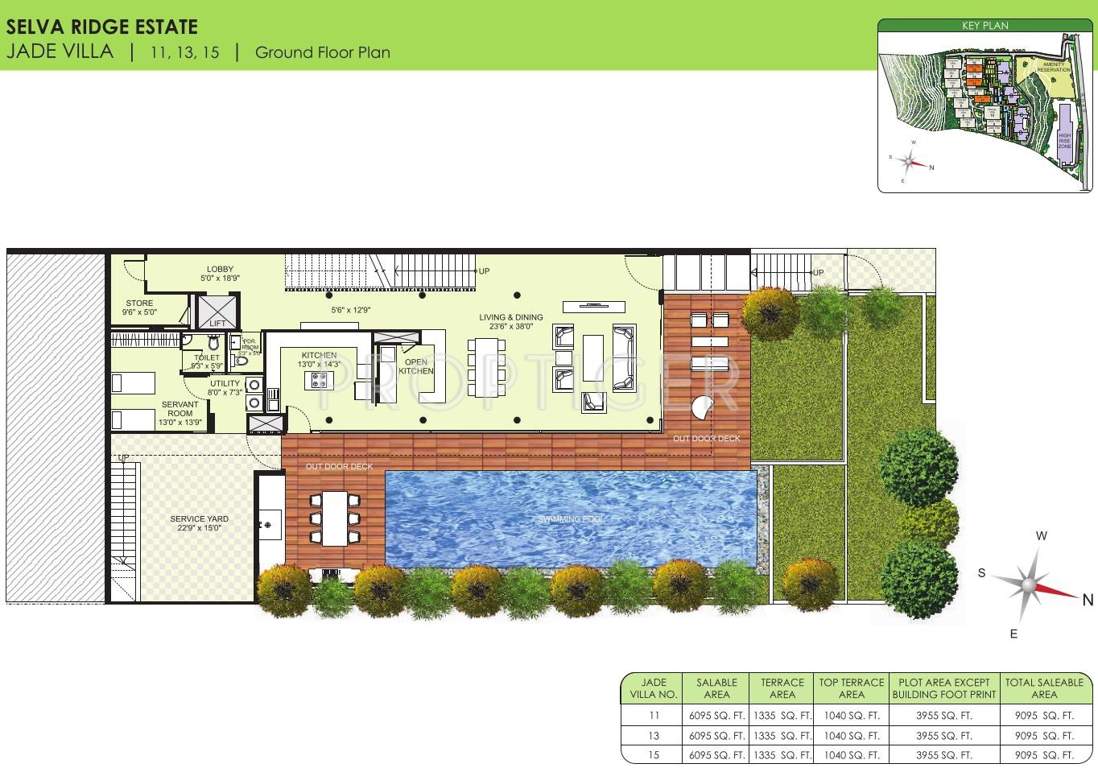 Marvel Selva Ridge Estate Villa (4BHK+5T (9,095 sq ft) + Servant Room 9095 sq ft)