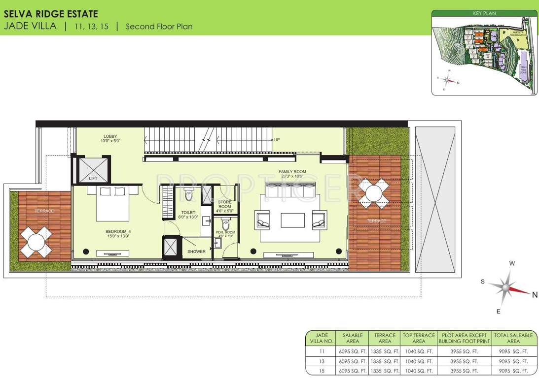Marvel Selva Ridge Estate Villa (4BHK+5T (9,095 sq ft) + Servant Room 9095 sq ft)