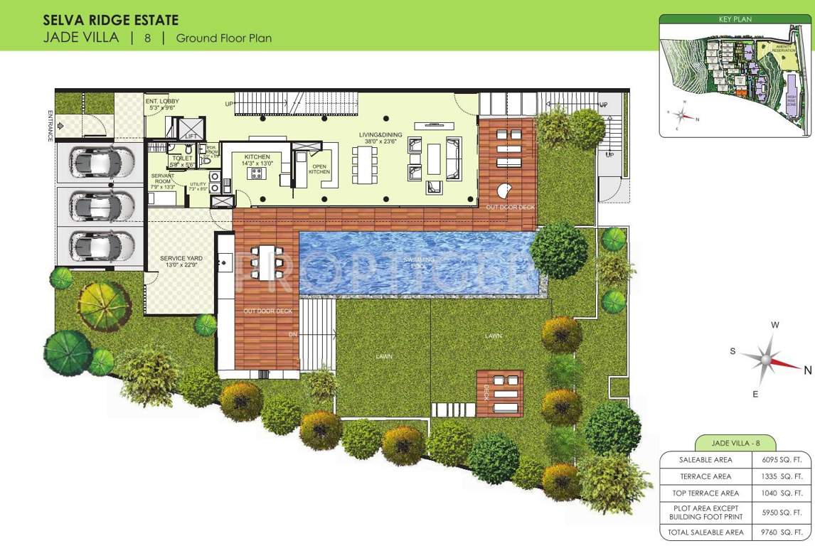 Marvel Selva Ridge Estate Villa (4BHK+5T (9,760 sq ft) + Servant Room 9760 sq ft)
