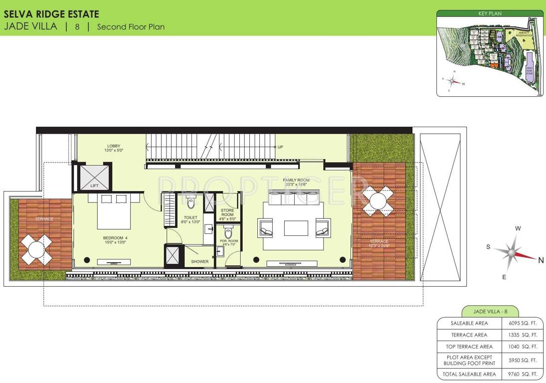 Marvel Selva Ridge Estate Villa (4BHK+5T (9,760 sq ft) + Servant Room 9760 sq ft)