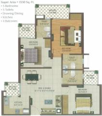 Color Homes (3BHK+3T (1,330 sq ft) 1330 sq ft) Color Homes (3BHK+3T (1,330 sq ft) 1330 sq ft)