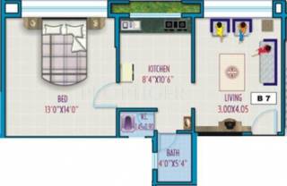 Thakkers Nishigandh B (1BHK+1T (1,104 sq ft) 1104 sq ft) Thakkers Nishigandh B (1BHK+1T (1,104 sq ft) 1104 sq ft)