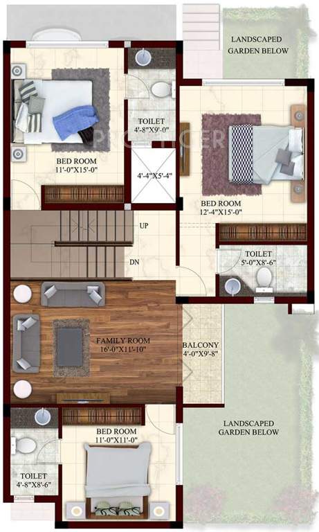 Casagrand Pallagio (4BHK+5T (3,036 sq ft) Pooja Room 3036 sq ft)