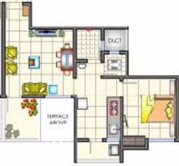 Dreams Ragini (1BHK+1T (685 sq ft) 685 sq ft) Dreams Ragini (1BHK+1T (685 sq ft) 685 sq ft)