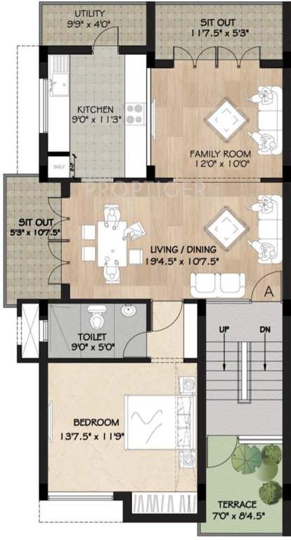 Vijay Silent Valley Villa (3BHK+3T (2,346 sq ft)   Study Room 2346 sq ft)